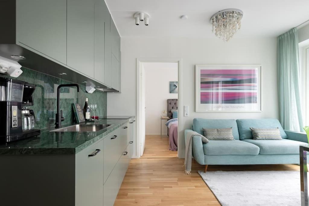 Modern Elegance I Hagastaden Appartement Stockholm Buitenkant foto