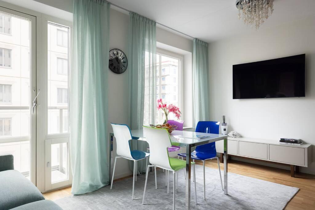 Modern Elegance I Hagastaden Appartement Stockholm Buitenkant foto