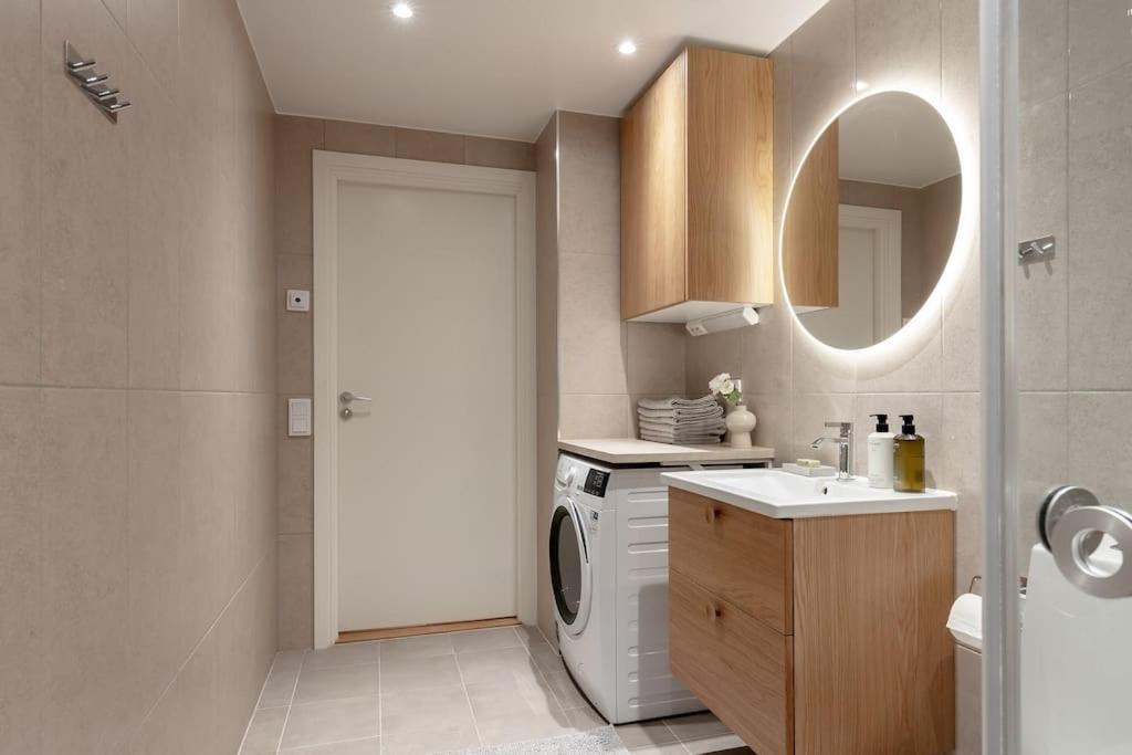 Modern Elegance I Hagastaden Appartement Stockholm Buitenkant foto
