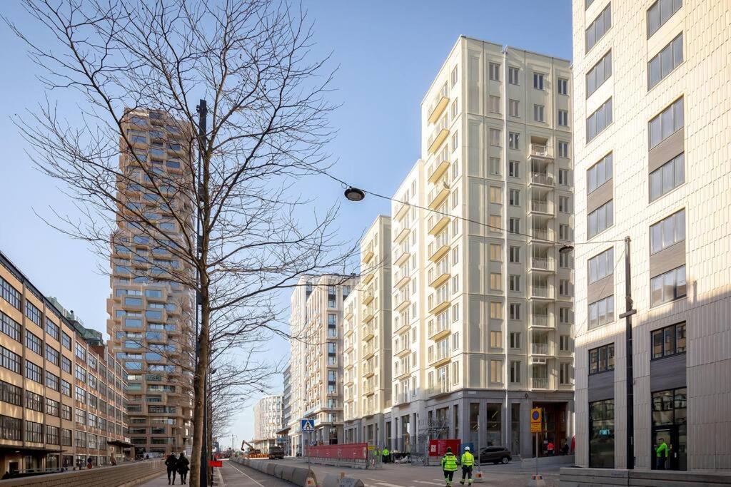 Modern Elegance I Hagastaden Appartement Stockholm Buitenkant foto