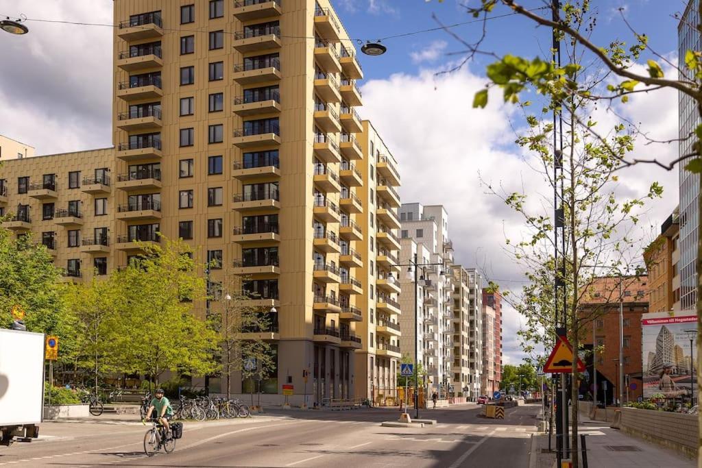 Modern Elegance I Hagastaden Appartement Stockholm Buitenkant foto