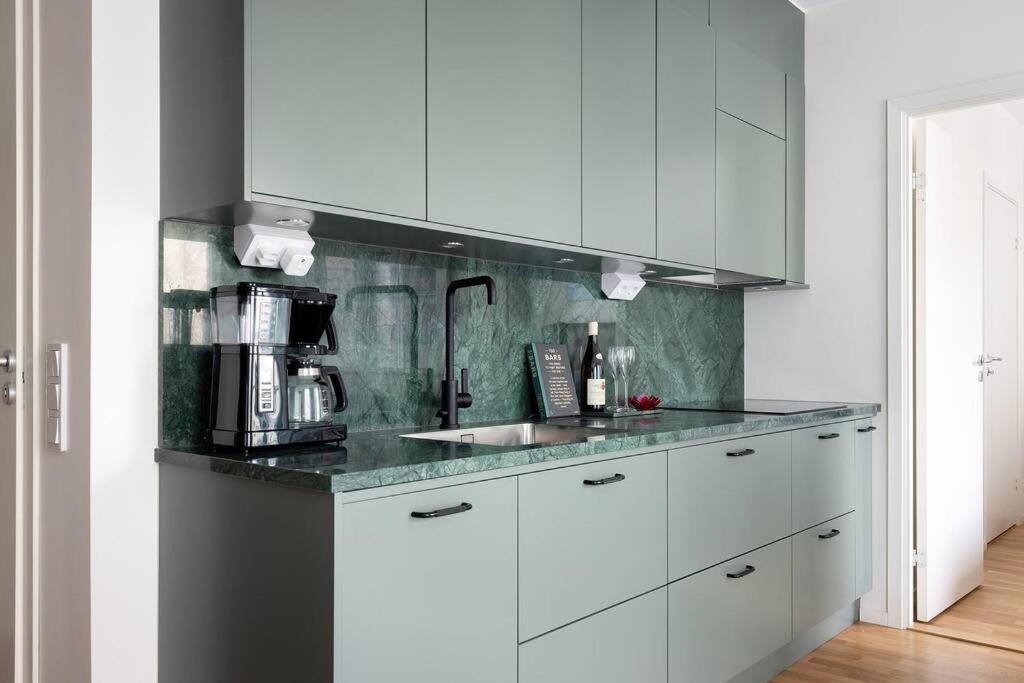 Modern Elegance I Hagastaden Appartement Stockholm Buitenkant foto