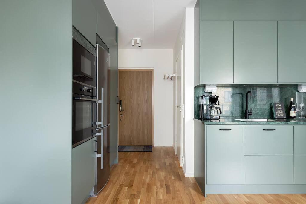 Modern Elegance I Hagastaden Appartement Stockholm Buitenkant foto