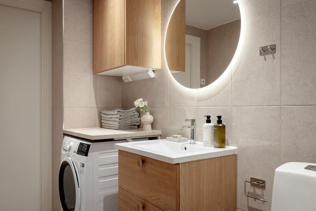 Modern Elegance I Hagastaden Appartement Stockholm Buitenkant foto